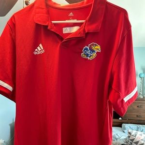 Adidas Kansas University polo